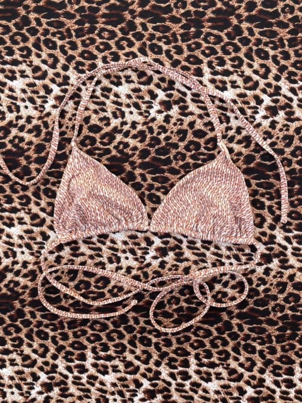 Tropic of C string triangle bikini top